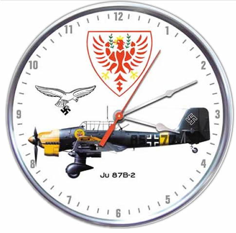 Stuka Ju 87B-2 Collectible Wall Clock